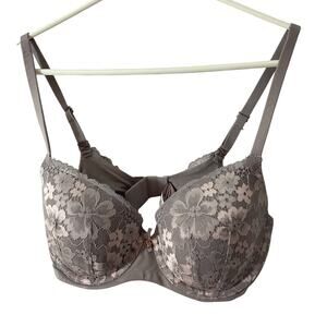 Victoria's Secret Lavender Lace 32DD Body By Victoria Lined Demi Bra